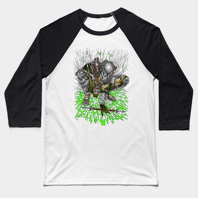 Wolf knight Baseball T-Shirt by joerock